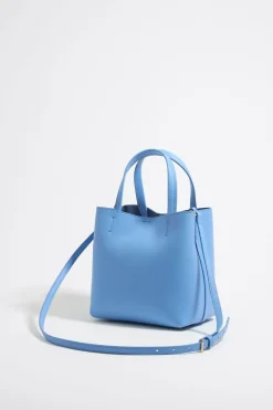 New BIMBA Y LOLA Bolso Chihuahua Pequeno Piel Azul