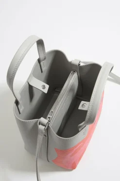 Hot BIMBA Y LOLA Bolso Chihuahua X Ana Leovy Pequeno Piel Gris Claro