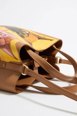 Fashion BIMBA Y LOLA Bolso Chihuahua X Ana Leovy Pequeno Piel Miel