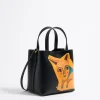 Store BIMBA Y LOLA Bolso Chihuahua X Ana Leovy Pequeno Piel Negro