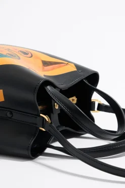 Store BIMBA Y LOLA Bolso Chihuahua X Ana Leovy Pequeno Piel Negro