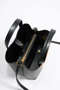 Store BIMBA Y LOLA Bolso Chihuahua X Ana Leovy Pequeno Piel Negro