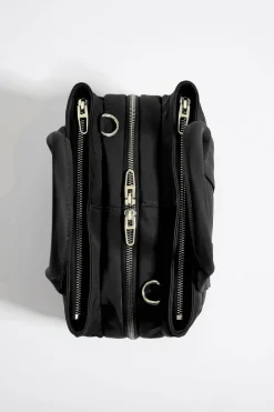 Cheap BIMBA Y LOLA Bolso De Mano Mediano Nylon Negro
