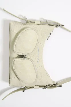 Outlet BIMBA Y LOLA Bolso Hobo Pocket Mini Piel Hueso