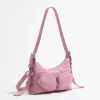 New BIMBA Y LOLA Bolso Hobo Pocket Mini Piel Rosa