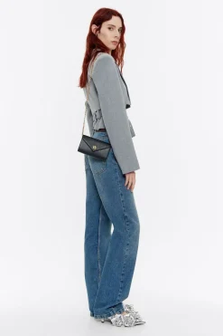 New BIMBA Y LOLA Bolso Mini Piel Negro