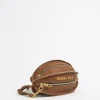 Shop BIMBA Y LOLA Bolso Pelota Pequeno Piel Chocolate