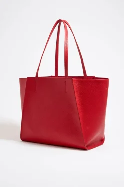 Online BIMBA Y LOLA Bolso Shopper Grande Piel Rojo