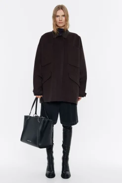 Online BIMBA Y LOLA Bolso Shopper Grande Piel Negro