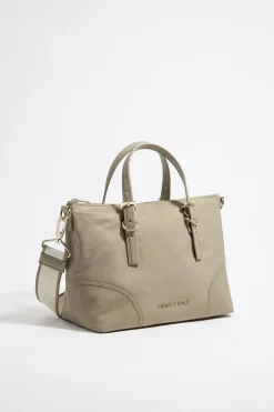 Clearance BIMBA Y LOLA Bolso Shopper Mediano Nylon Caqui Claro