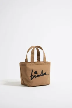 Store BIMBA Y LOLA Bolso Shopper Mini Nylon Marron