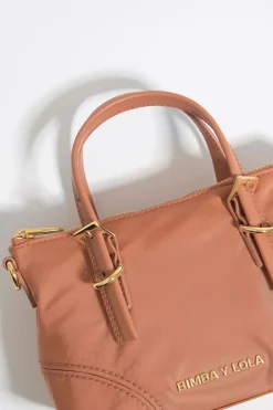 Online BIMBA Y LOLA Bolso Shopper Mini Nylon Arcilla