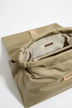 Best BIMBA Y LOLA Bolso Solapa Mediano Caqui Claro