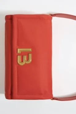 Cheap BIMBA Y LOLA Bolso Solapa Mediano Nylon Coral