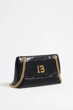 Flash Sale BIMBA Y LOLA Bolso Solapa Mediano Piel Negro