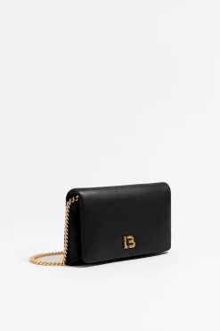 Outlet BIMBA Y LOLA Bolso Solapa Mini Piel Napa Negro