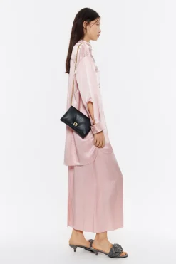 Outlet BIMBA Y LOLA Bolso Solapa Mini Piel Napa Negro