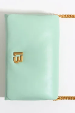 Flash Sale BIMBA Y LOLA Bolso Solapa Mini Piel Napa Azul Hielo