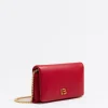 Fashion BIMBA Y LOLA Bolso Solapa Mini Piel Napa Rojo