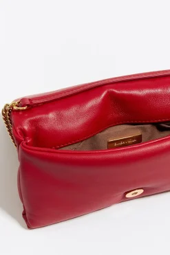 Fashion BIMBA Y LOLA Bolso Solapa Mini Piel Napa Rojo