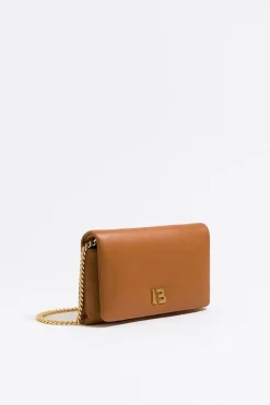 Online BIMBA Y LOLA Bolso Solapa Mini Piel Napa Tostado