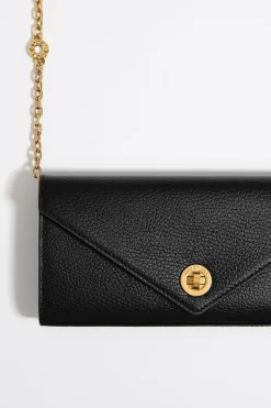 Clearance BIMBA Y LOLA Bolso Solapa Mini Piel Negro