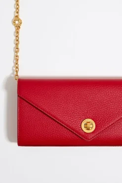 Discount BIMBA Y LOLA Bolso Solapa Mini Piel Rojo