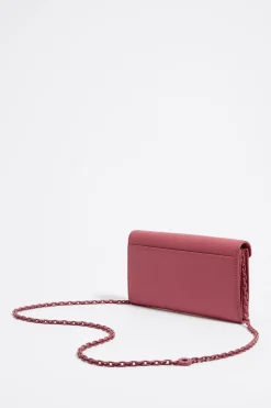 Discount BIMBA Y LOLA Bolso Solapa Mini Piel Rosa