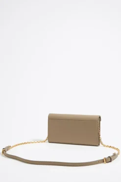 Shop BIMBA Y LOLA Bolso Solapa Mini Piel Topo