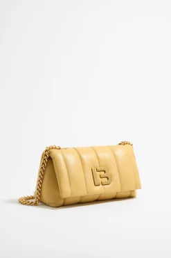 Fashion BIMBA Y LOLA Bolso Solapa Pequeno Napa Amarillo Topacio