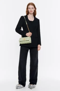 Cheap BIMBA Y LOLA Bolso Solapa Pequeno Napa Verde Claro