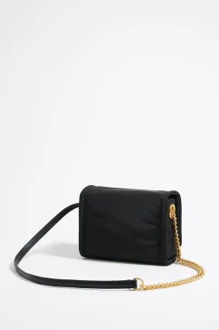 Best Sale BIMBA Y LOLA Bolso Solapa Pequeno Nylon Negro
