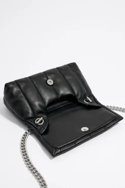 Discount BIMBA Y LOLA Bolso Solapa Pequeno Piel Napa Negro