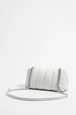 Flash Sale BIMBA Y LOLA Bolso Solapa Pequeno Piel Napa Blanco Roto