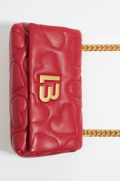 Discount BIMBA Y LOLA Bolso Solapa Pequeno Piel Napa Rojo