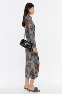 Clearance BIMBA Y LOLA Bolso Solapa Pequeno Piel Negro