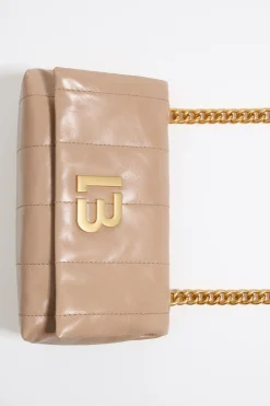 Outlet BIMBA Y LOLA Bolso Solapa Pequeno Piel Camel