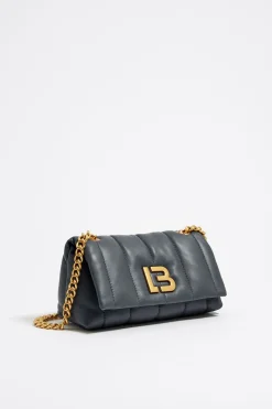 Cheap BIMBA Y LOLA Bolso Solapa Pequeno Piel Napa Gris Azulado