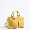Best BIMBA Y LOLA Bolso Tote Pocket Mediano Piel Amarillo Topacio