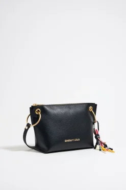Discount BIMBA Y LOLA Bolso Trapecio Mediano Piel Negro