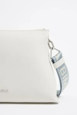Online BIMBA Y LOLA Bolso Trapecio Mediano Piel Blanco Roto