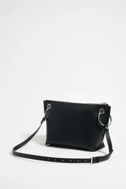 Fashion BIMBA Y LOLA Bolso Trapecio Mediano Piel Negro