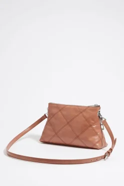 Online BIMBA Y LOLA Bolso Trapecio Pequeno Piel Rosa Empolvado