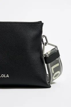 Hot BIMBA Y LOLA Bolso Trapecio Pequeno Piel Negro