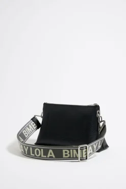 Hot BIMBA Y LOLA Bolso Trapecio Pequeno Piel Negro