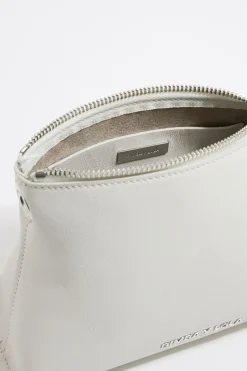 Fashion BIMBA Y LOLA Bolso Trapecio Pequeno Piel Blanco Roto