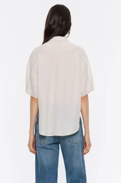 Discount BIMBA Y LOLA Camisa Capa Corta Marfil