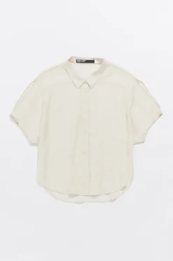 Discount BIMBA Y LOLA Camisa Capa Corta Marfil