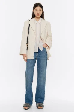 Discount BIMBA Y LOLA Camisa Capa Corta Marfil