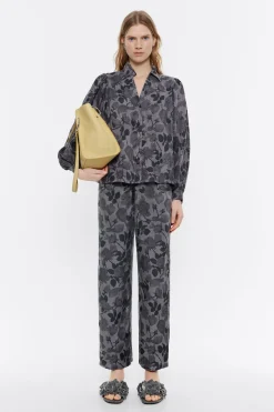 Discount BIMBA Y LOLA Camisa Fluida Canary Camo Caqui